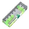Mini Level Ruler with 1 Magnet Small Acrylic Level Tool for Horizontal and Vertical Measurement 75x25x15mm
