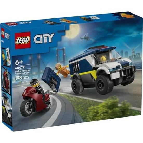 LEGO City Транспортное средство полиции 60479 Игрушка Мальчики Девочки Игрушки Подарок на день рождения Кубики Развивающая 6 лет 7 8 9 Машина Миниатюрная Дети 198 Деталей