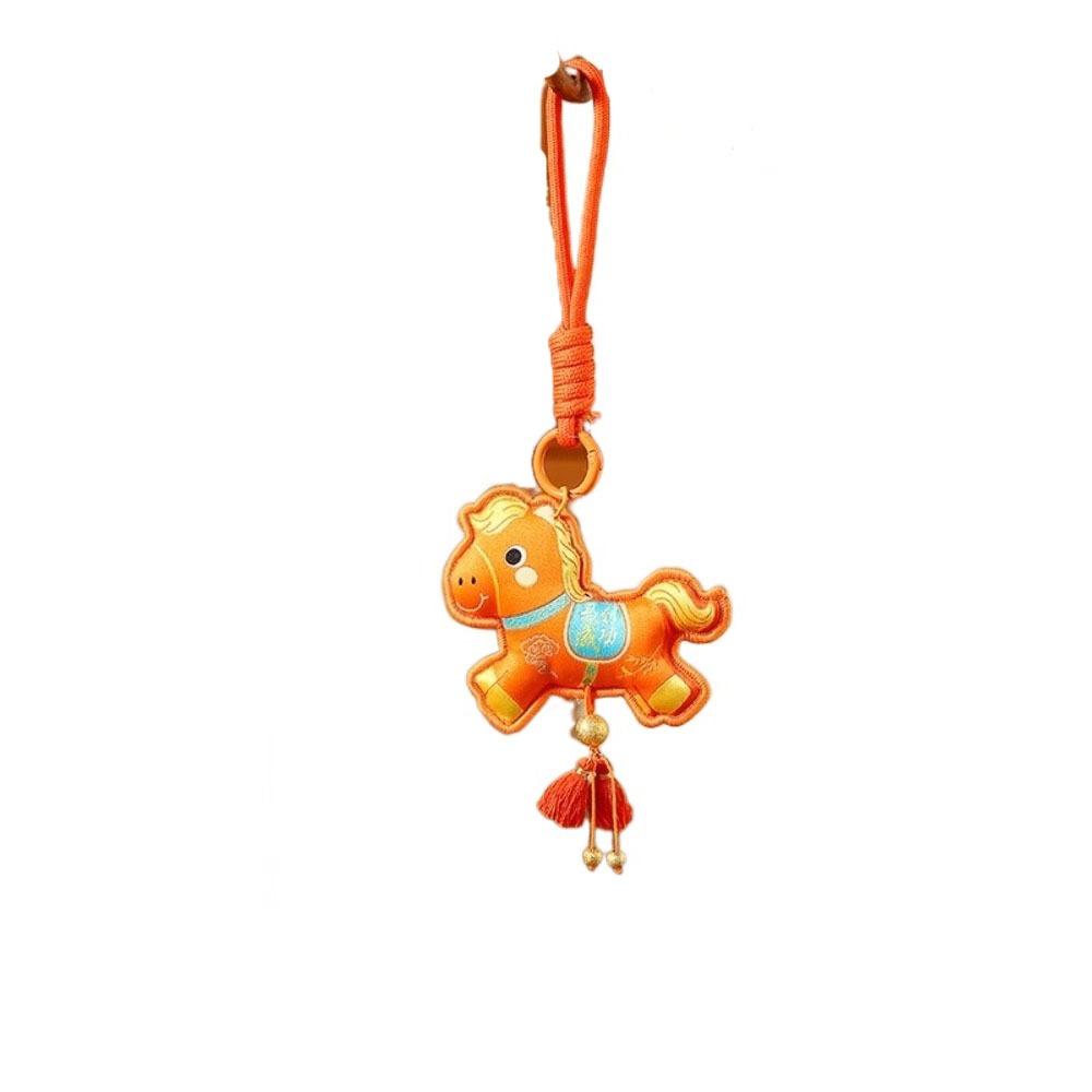 Embroidered Horse Pendant Year of The Horse Year of The Horse Hanging Decoration  Spring Festival