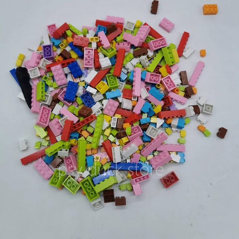 Кирпичный город DIY творческие строительные блоки объемная модель персонаж образовательная детская игрушка совместима 1000 штук