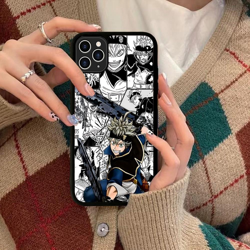 Чехол для телефона Black Clover Силиконовый PC+TPU Для Для IPhone 11 12 13 14 15 16 Plus Pro Max Чехол