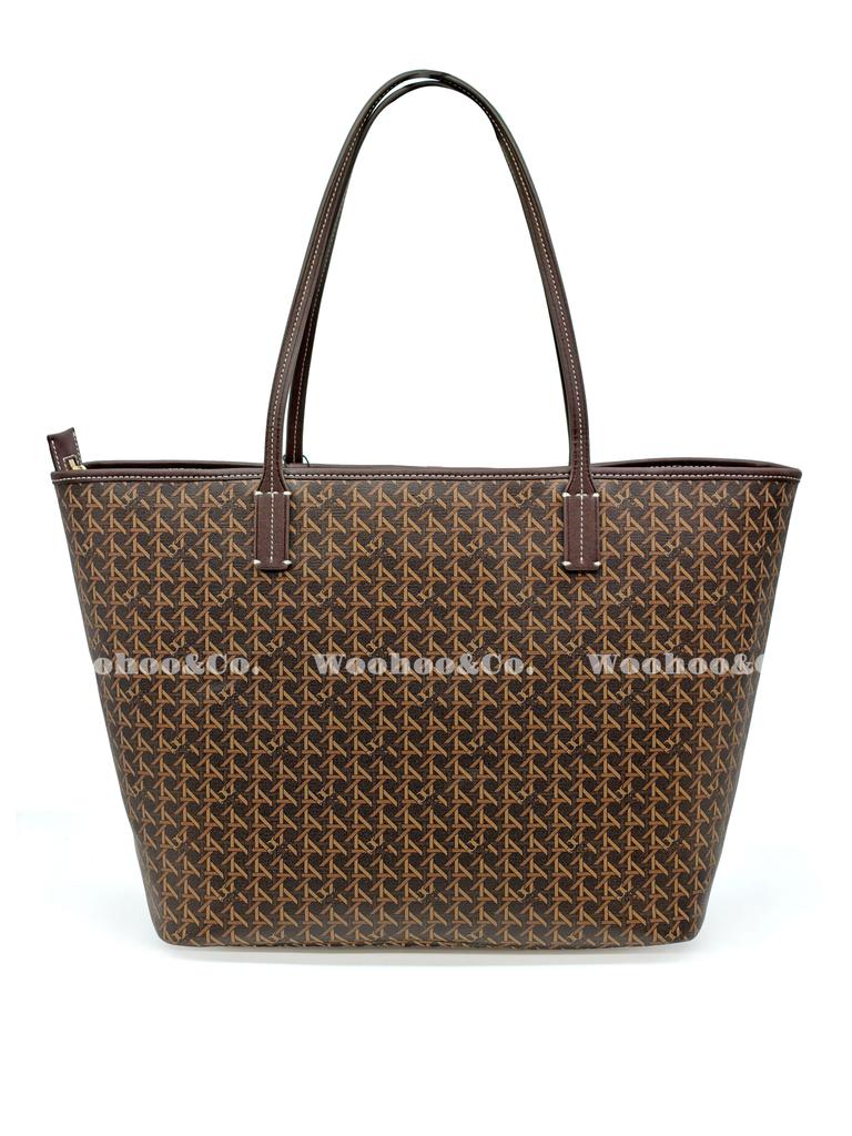 Tory Burch Винтажная сумка-тоут из водостойкого холста с цветочным принтом Женские сумки-тоут Коричневый 145634-207