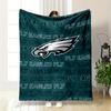 Philadelphia Eagles Logo Pattern Blanket Flannel Blanket for Bedroom, Living Room, Sofa, and Nap Sofas