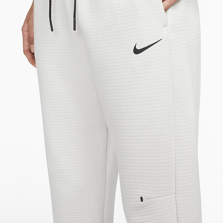 Nike Knitted Sweatpants Women's Light Bone Moderate Cuffed Pants CZ1858-072