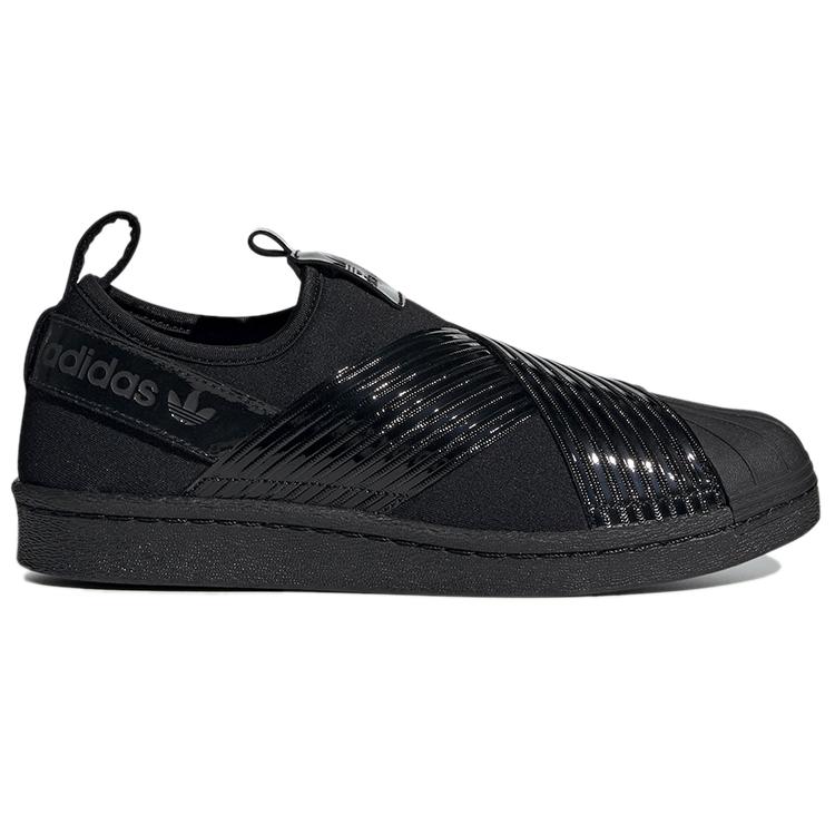adidas Женские Superstar Slip On 'Core Black' Женские BD8055