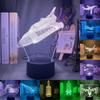 Транспорт Животное 3d Светодиодный Ночник с Сенсорным Управлением и для Декора Детской Комнаты
