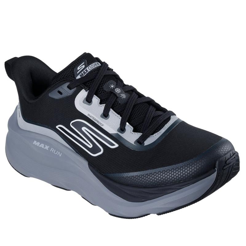 Skechers Максимальная амортизация Легкие Беговые кроссовки с принтом Мужская кроссовка 221003-BLK