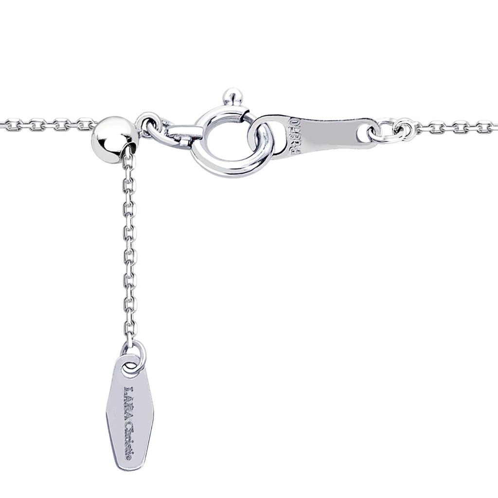 Платиновое ожерелье из цепочки Pt850 Azuki, ширина максимум 45 см, длина регулируется [Lara Christie] 0,95 мм приблизительно. 2.01г lc97-0064