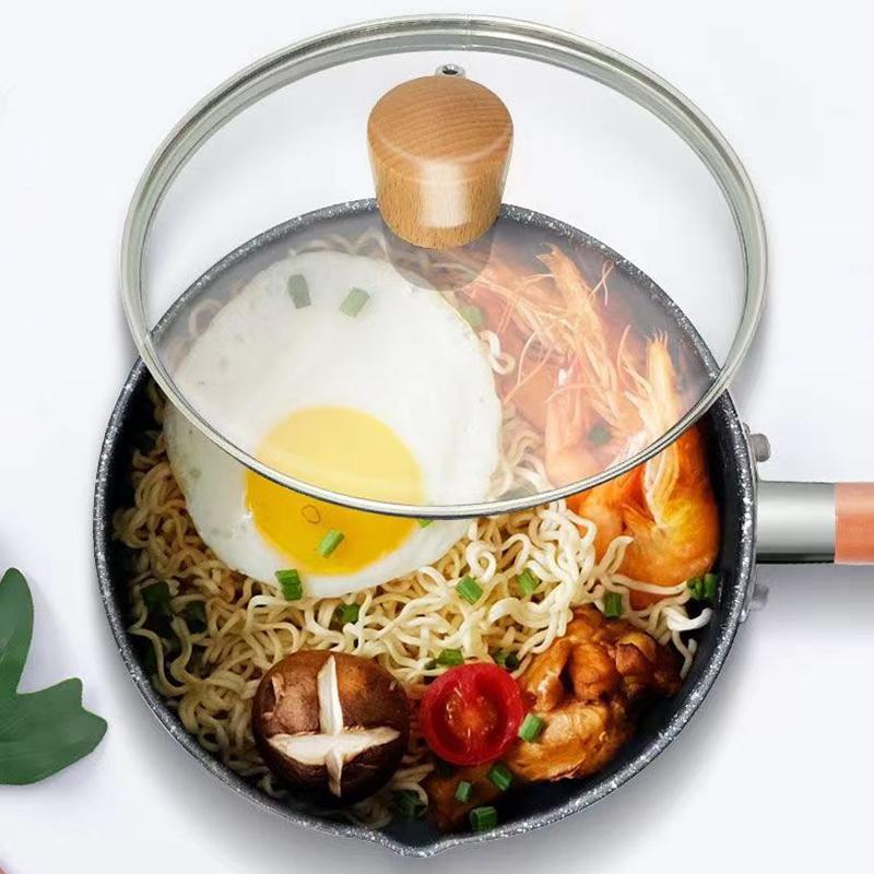 Антипригарный соус Span кипяченое молоко горшок с длинной ручкой медицинский камень омлет сковорода с крышкой мини суп горшок универсальный для домашней кухни