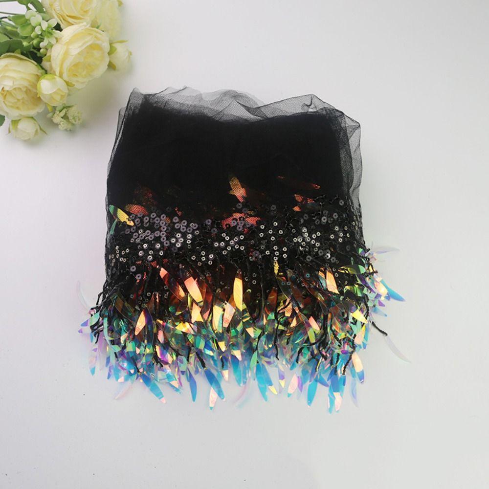 10 Yards 6 Inches Mesh Fringe Trim DIY Craft Tassel Fringe Lace Trim Ribbon Home Accessory