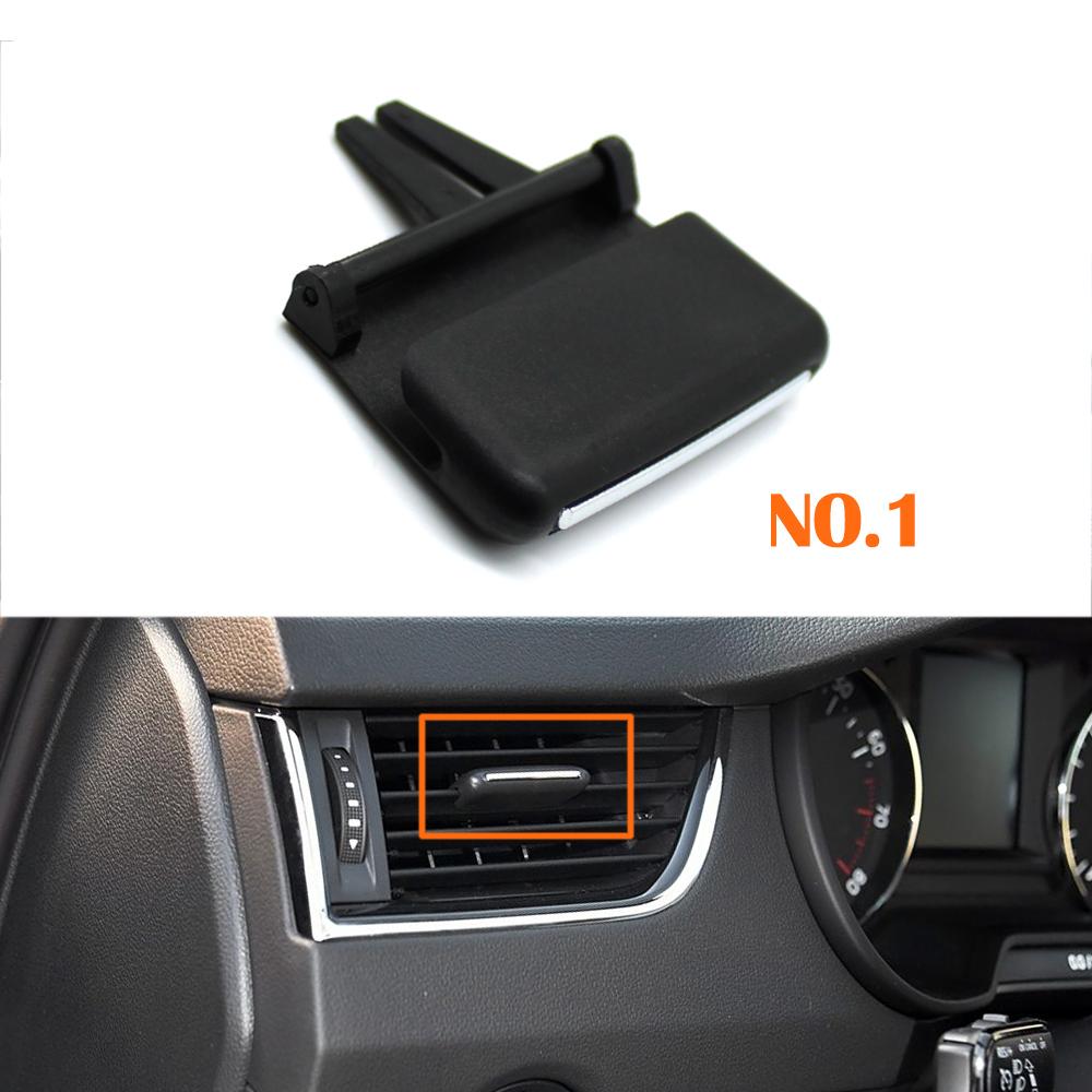 Front Air Conditioner Outlet AC Vent Grille Slider Clip Adjust Knob For Skoda Octavia 3 MK3 A7 RS Combi 2015-2021 5E0819701