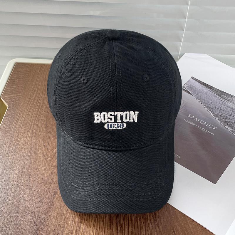 Кепка BOSTON с вышивкой для мужчин и женщин, мягкая кепка-утка для четырех сезонов, для путешествий, походов, на открытом воздухе