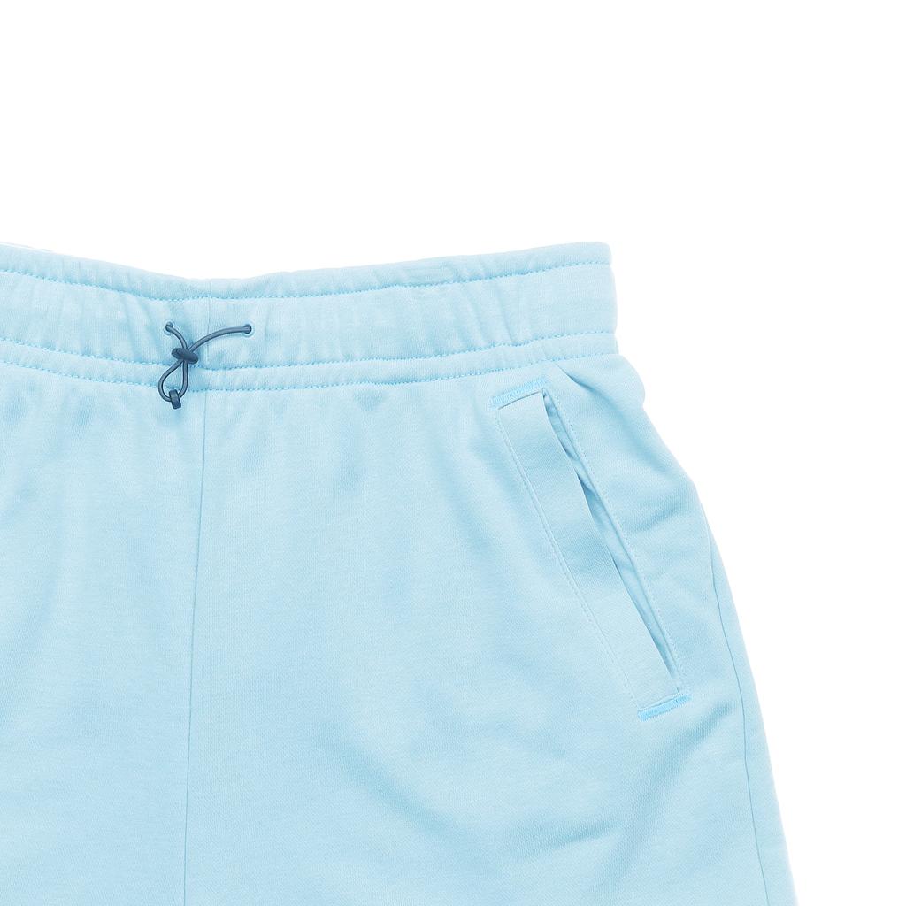 Nike Sportswear Swoosh Logo Knitted Patch High-Waisted Straight-Leg Casual Shorts Women Shorts Old-Blue DM6750-494