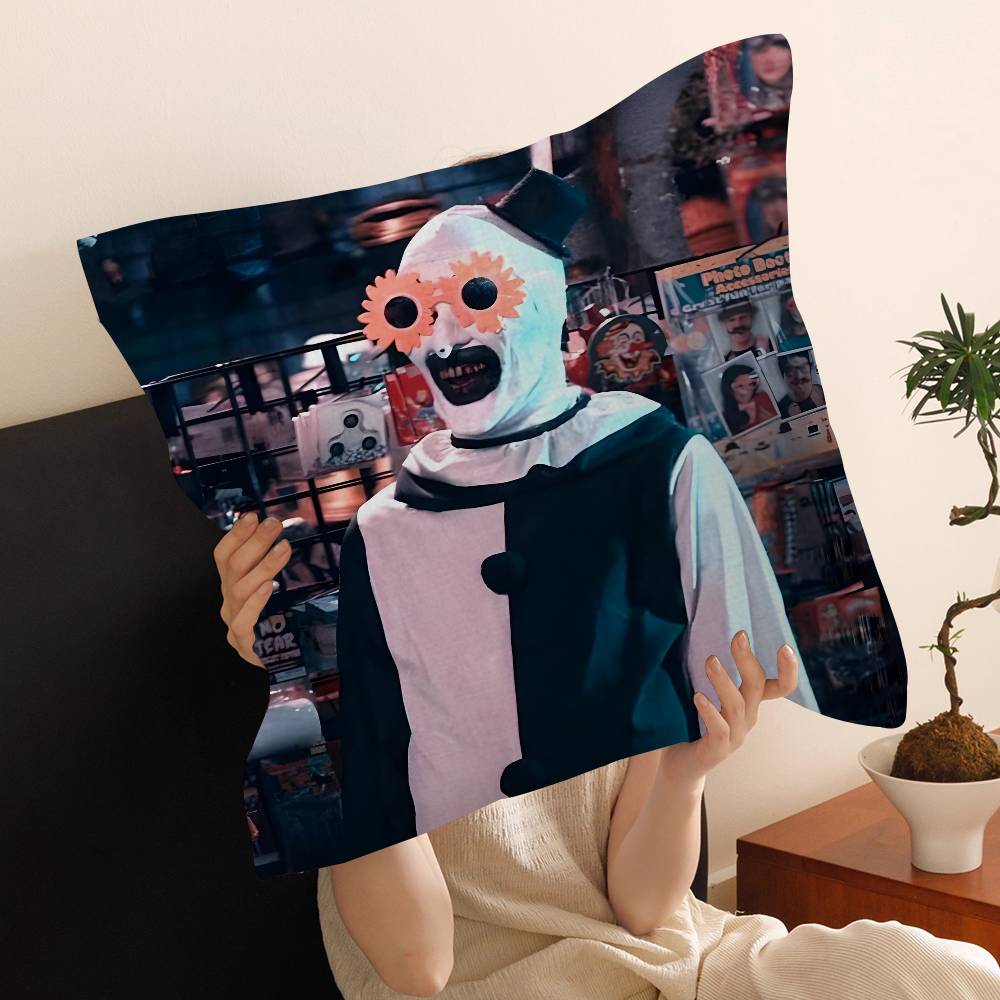 Film Funny TTerrifier Horror pillow cover sofa cushion cover home room decoration children gift