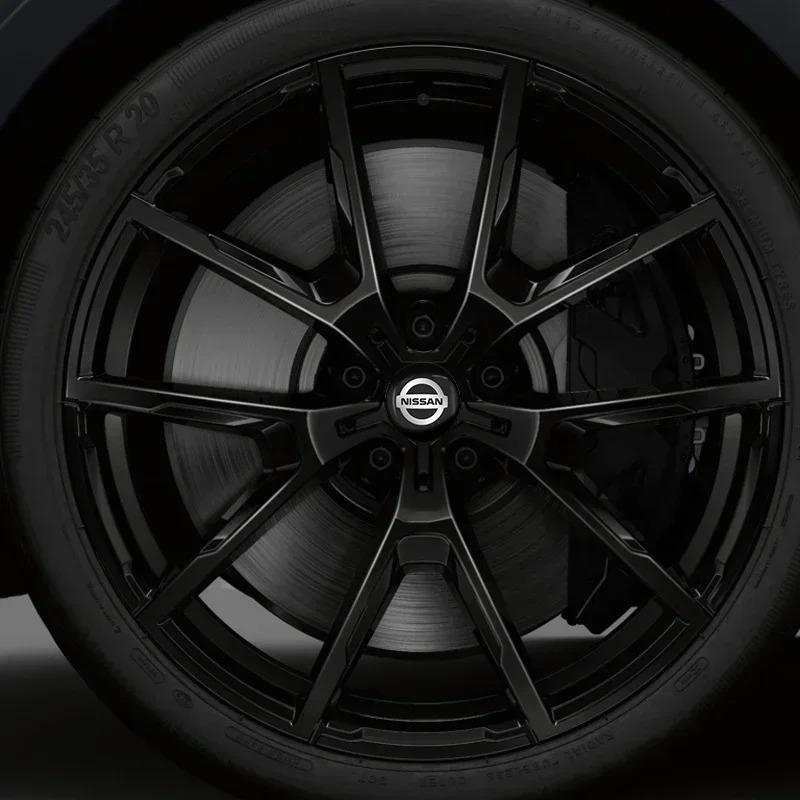 4pcs 56mm Car Wheel Center Decal Hub Sticker For Nissan X-trail Qashqai Note Juke Leaf Sentra Patrol Car Styling