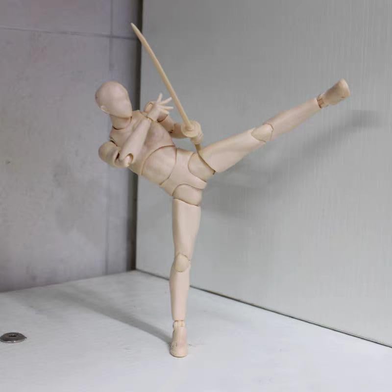 Huijokf Drawing Model Drawing Doll Body Cartoon Model Doll Male and Female Drawing Mannequin Figure Model Model Drawing Model Doll 112 Props with