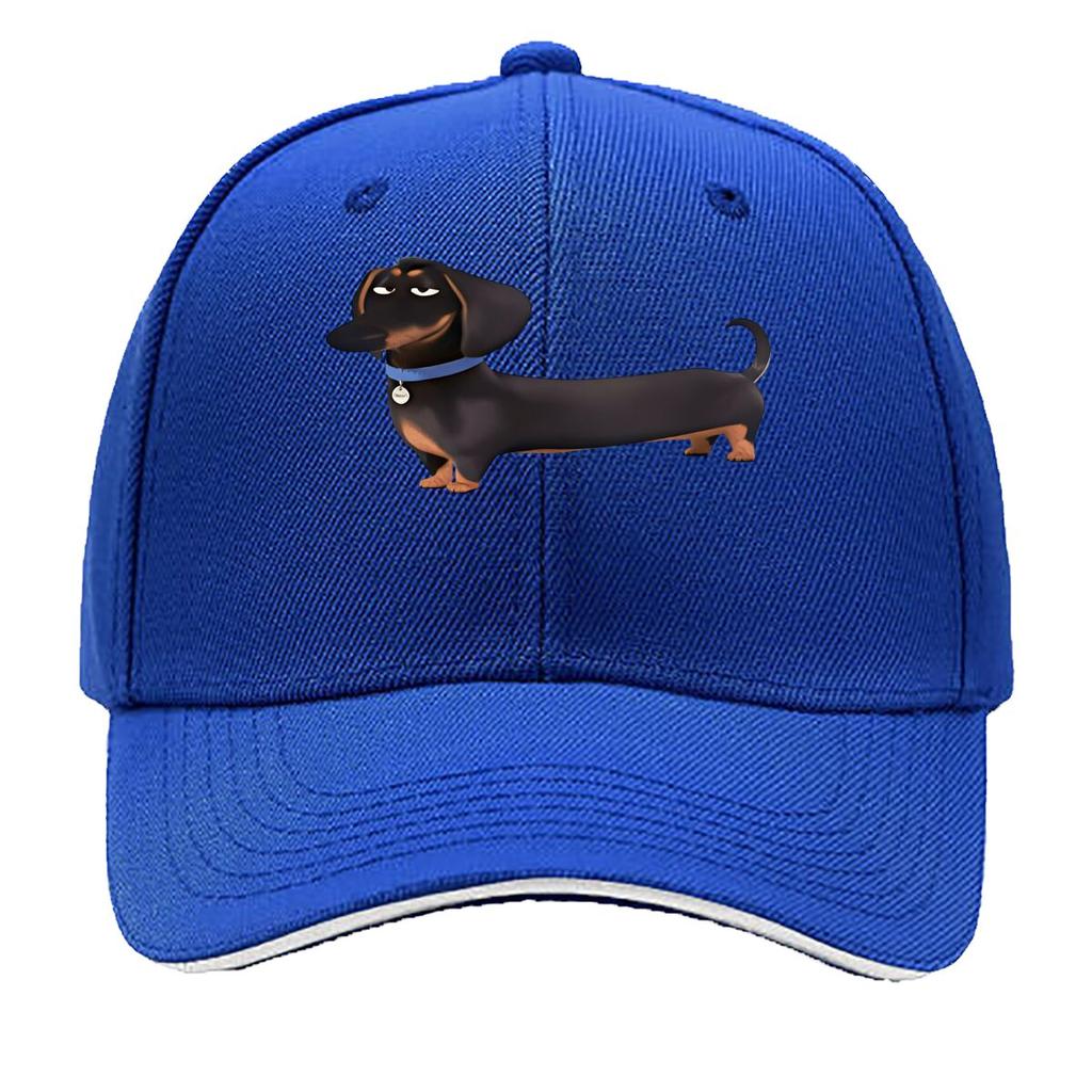 Fun Sausage Dog Print Baseball Cap Fashionable Adjustable Lightweight Durable Ideal for Hiking Sandwich Baseball Cap