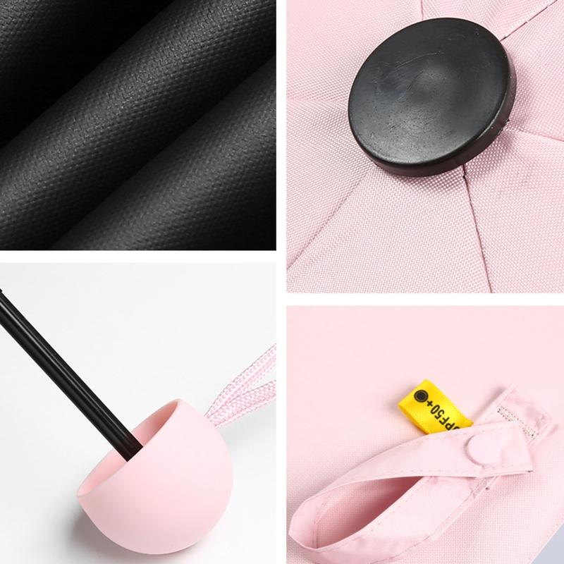 Маленький компактный зонт мини-размера от солнца и дождя легкий карманный зонт защита от солнца и ультрафиолета