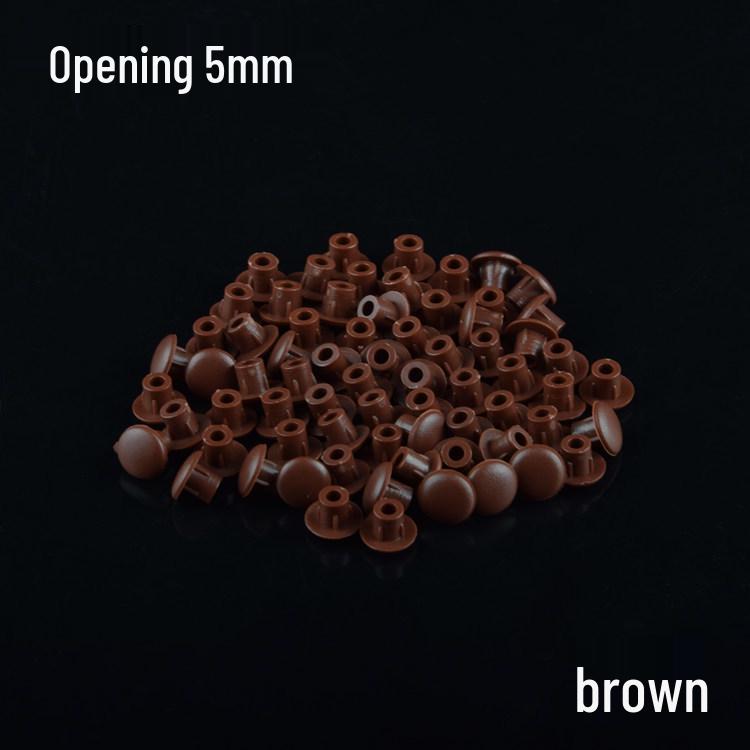 Круглые пластиковые заглушки для отверстий для шкафов и гардеробов - Декоративные пылезащитные крышки для винтов