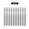10Pcs/Box WellCK FG Dental Carbide Burs Dia 1.6mm For High Speed Tungsten Steel Burs FG330 FG556 FG245 FG34