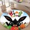 1pc Bing Bunny4 Design Printed Area Round Carpet for Bedroom Living Room Home Decor Rugs Mat Non Slip Mat Rug for Bedside
