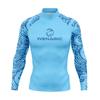 Mens Quick-Dry Rash Guard Long Sleeve UV Protection Swim Shirt Surfing Diving Water Sports