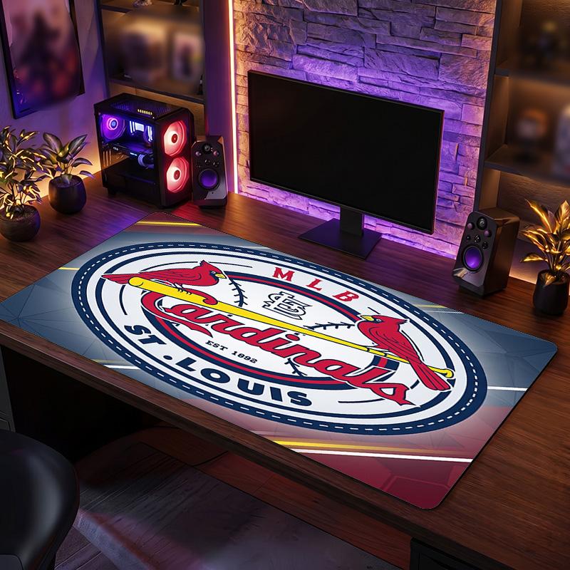 Улица. Коврик для мыши с узором St. Louis Cardinals Анти?Нескользящий резиновый коврик для стола для игр, работы, украшение рабочего стола