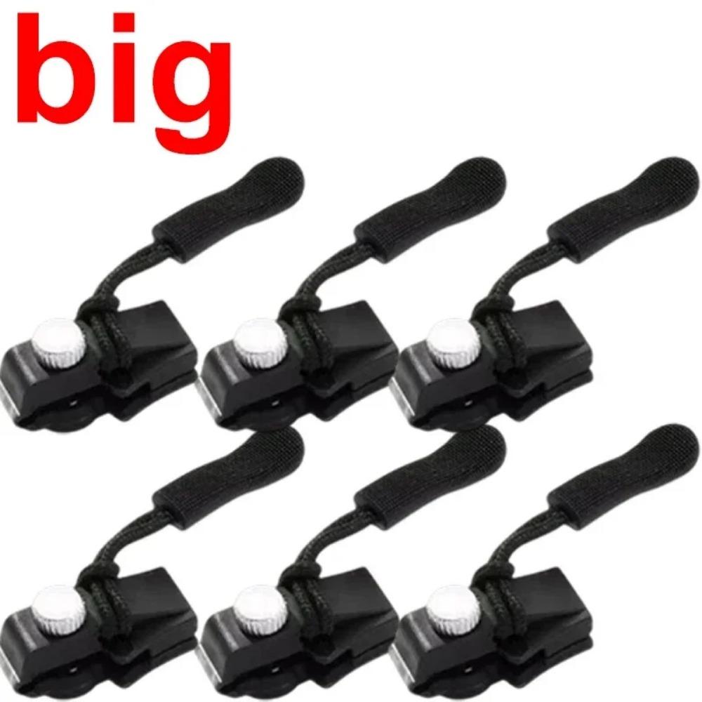 Универсальный комплект для ремонта молнии, быстрая мгновенная съемная головка молнии, сменный слайдер молнии для курток, сумок, пальто, бесплатный пошив