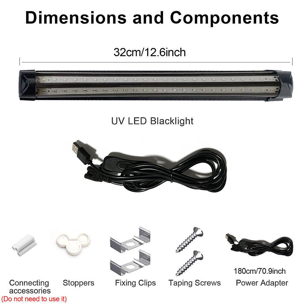 Самая продаваемая УФ лампа черного света для вечеринок, сценической атмосферы и светодиодной флуоресцентной детекции