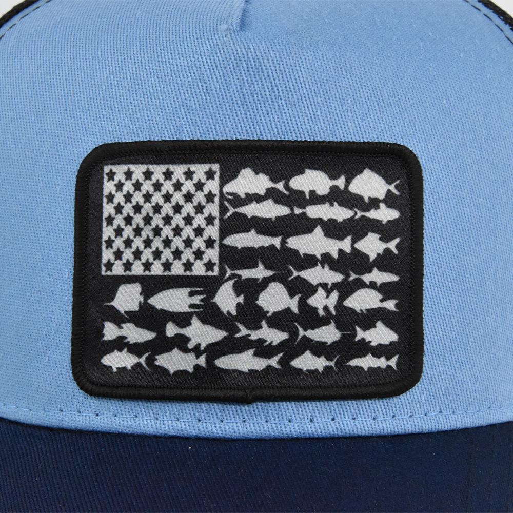 Тракерная кепка с американским флагом, Snapback, Бейсболка для мужчин и женщин, Сетчатая, Регулируемая посадка