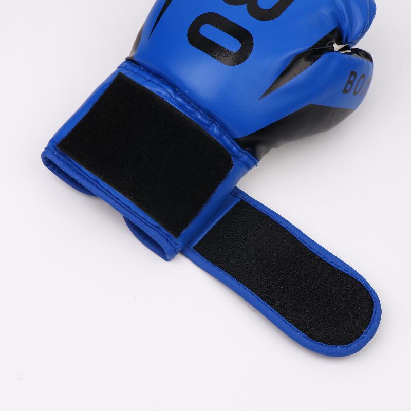 Детские 6 унций Профессиональные боксерские тренировочные спарринговые перчатки из ПУ кожи Детские дышащие перчатки для муай-тай, бокса, карате