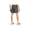 Under Armour UA Launch Logo Print Slim Fit Mid Rise Sports Shorts Men shorts Rhino-Gray 1382639-025