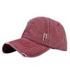Casual Slouchy Sun Hat Adjustable Retro Denim Baseball Cap