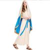 New Halloween Cosplay The Virgin Mary Costume for Women Carnival Party Adult Role-Play Ancient Israel Nun Fantasia Dress