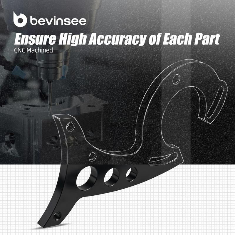 BEVINSEE Power Steering Bracket for Ford Small Block 289 302 351W Engines 1965 1966 1967 1968