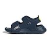 adidas Swim Space Кожаные Удобные Низкие Кроссовки для Ходьбы Детская Обувь Синие GX2442