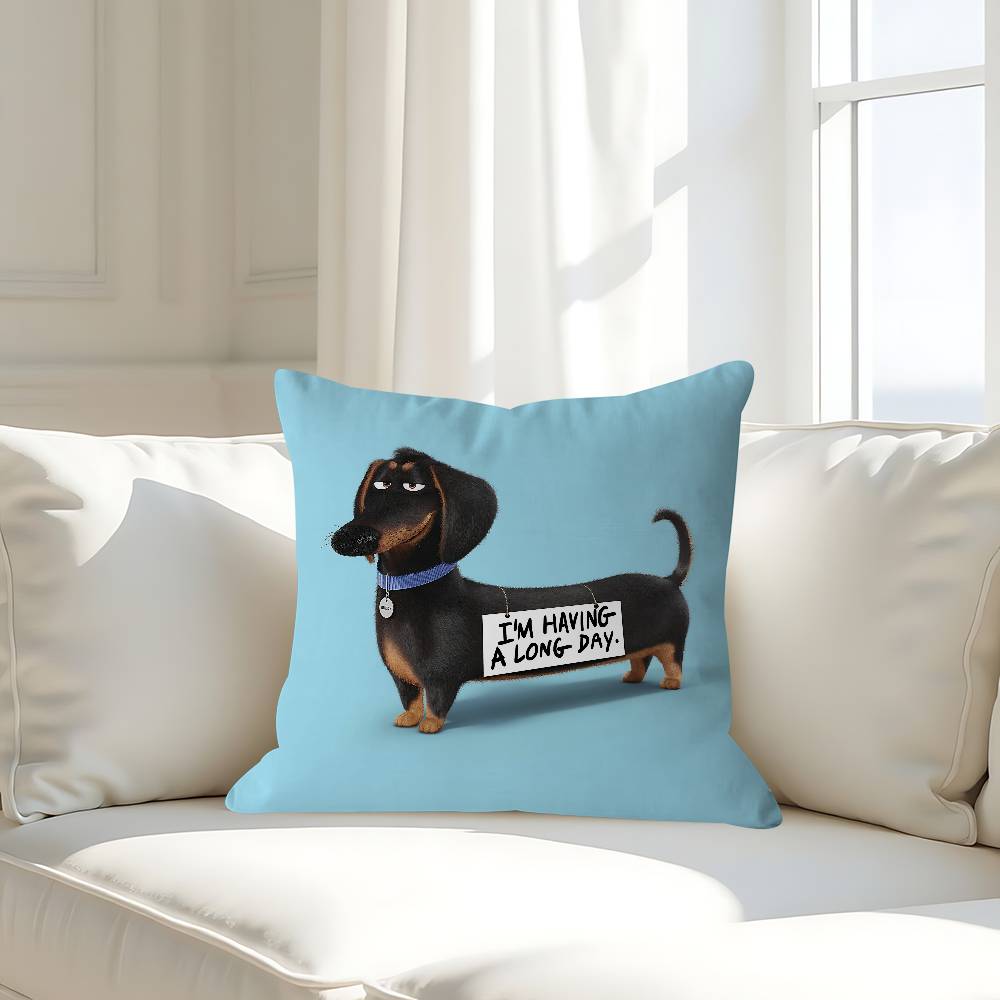The S-Secret Life Of Pets Personalized Pillow Cover Kids Bedroom Wild Party Decor Pillowcase Kid Birthday Shower Gift