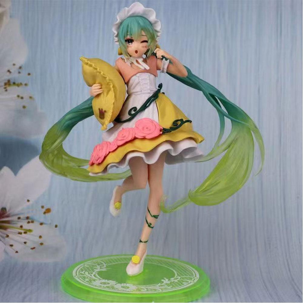 Hatsune Miku Figure Anime Girl Figure Desktop Decor Collectible Doll Present for Fans Future Vocaloid Statue Japanese Kawaii Otaku