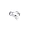 925 Sterling Silver Jewelry Luxury Bowknot Finger Rings for Women Wedding Party Jewelry For Girls Friend Gift