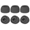 6Pcs/3Pairs Earphone Accessories Earbuds Eartips Ear Cap Ear Tips Replacement Silicone