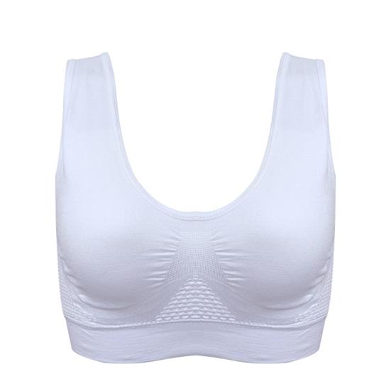 Плюс размер женщин противоударный дышащий беспроводной жилет пуш-ап бюстгальтер спортивное нижнее белье