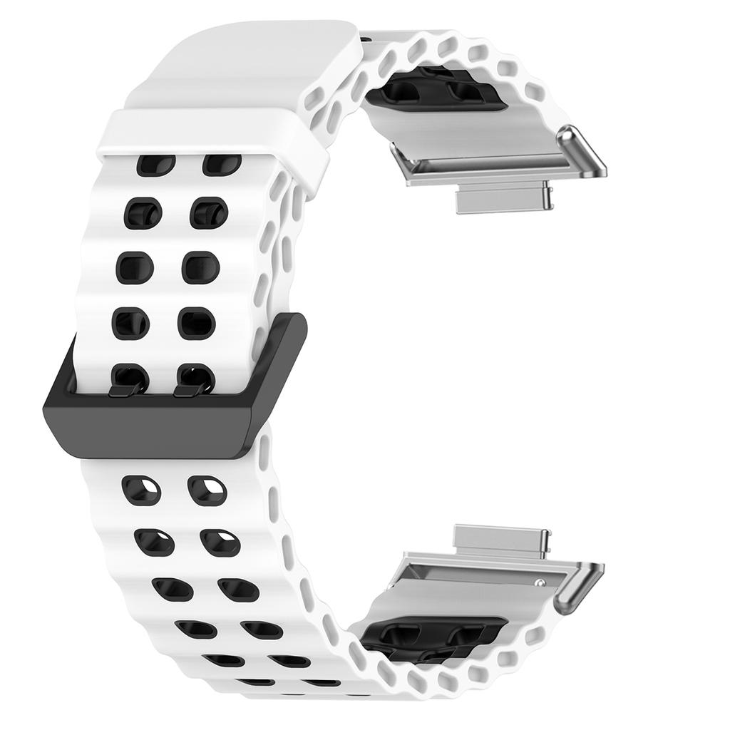 Силиконовый ремешок для Redmi Watch 5, ремешок для Redmi Watch 4, Xiaomi Mi Band 8 Pro/9 Pro, двухцветный дышащий ремешок, спортивный браслет