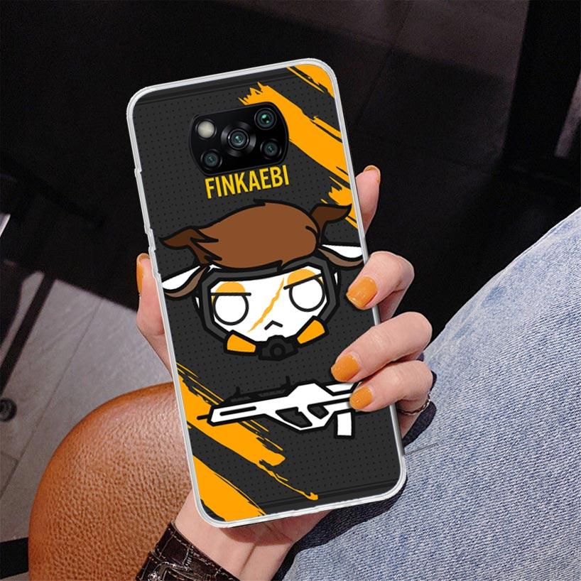Game R-Rainbow-Six Siege Phone Case For Xiaomi Poco X7 X6 X5 Pro F7 Ultra Redmi 15C 15 13C 13 12C 12 10 10A 10C 9 9A 9C 9T Cover