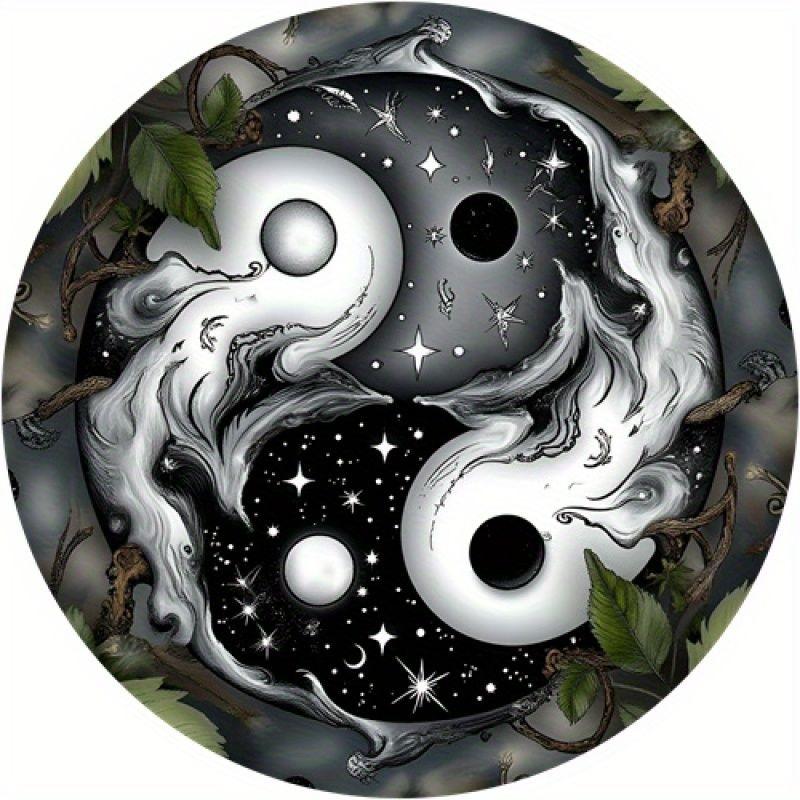 Металлическое настенное искусство Инь-Ян для дома, гостиной, пространства для медитации
