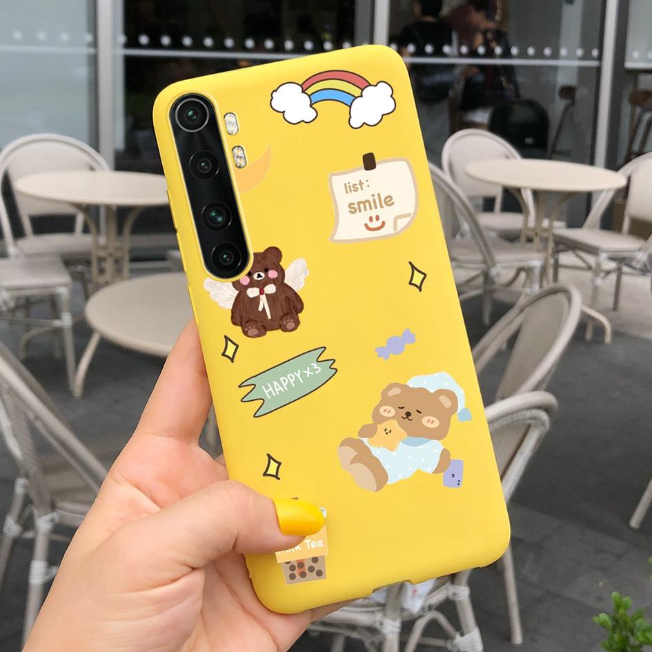 Чехол для Xiaomi Mi Note 10 Lite 6.47" Модный Милый Девочки Расписной Мягкий ТПУ Чехол Для Xiaomi Note 10 Lite MiNote10 Lite Чехол для Телефона