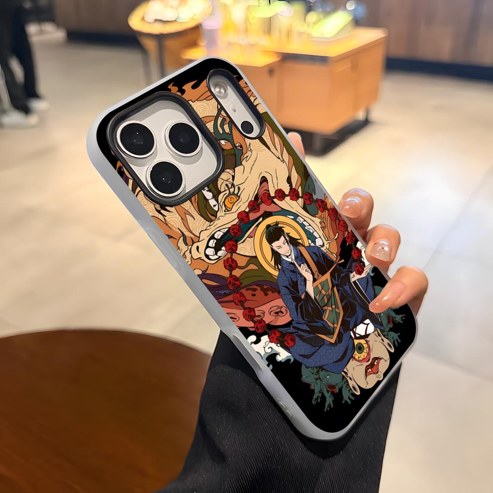 Чехол для телефона Гэто Сугуру Для IPhone 17 Air 16 E 15 14 Plus 13 12 11 Pro Max Желейный 2 в 1 Защитный чехол