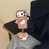 Нишевый вышитый джинсовый чехол Hello Kitty для iPhone 16 Pro Max/15/14 - Новое женское издание