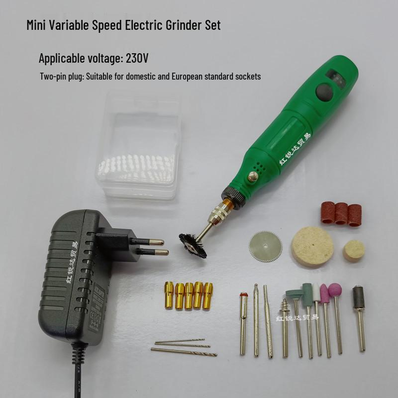 Мини-электродрель и шлифовальная машина с регулировкой скорости для резьбы, полировки и гравировки
