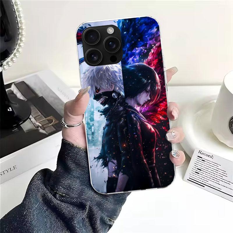 G-Ghoul Токио Тоука Кирисима Мягкий чехол для телефона Для IPhone 11 17 Air 16E 16 Pro Max 15 + 14 Plus 13 Mini 12 Apple 7 SE 8 Fundas Co