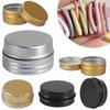 Metal Box for Cream Balm Cosmetic Container Aluminum Tin Jar Refillable Bottles Tea Cans